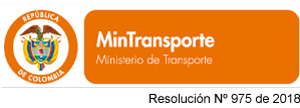 Certificación del Ministerio de Transporte
